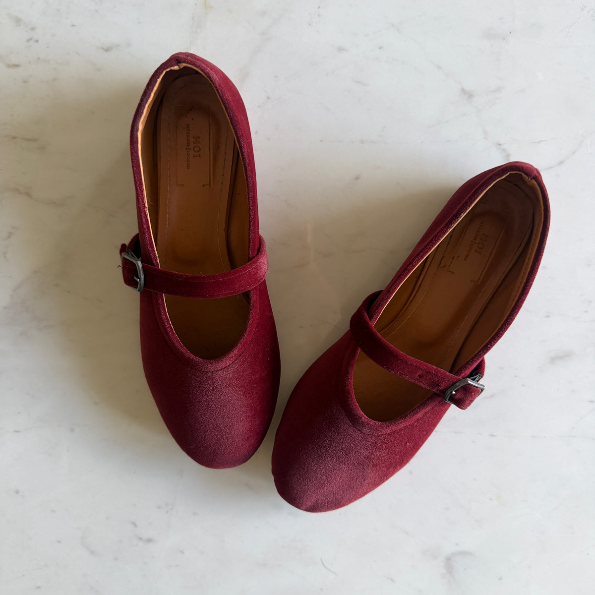 bordo kadife babet
